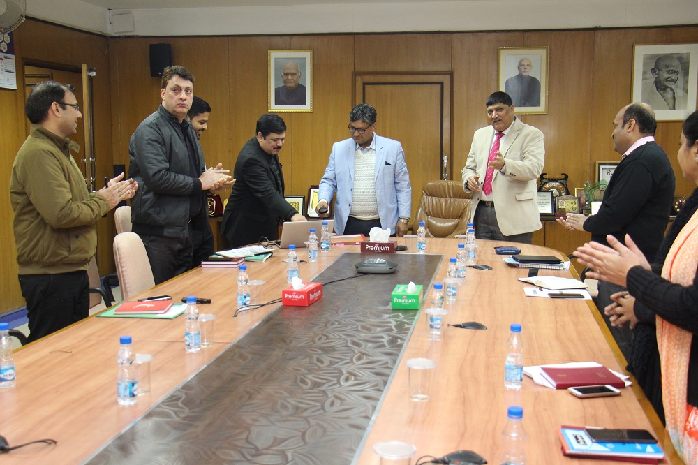 Sh. Sudhir Garg, CMD NSIC today inaugurated Online File Tracking System. Online File Tracking System is another step towards Smart Office in NSIC. This system will help in tracking the status of interdepartmental file movement in NSIC and thus increasing the efficiency.
