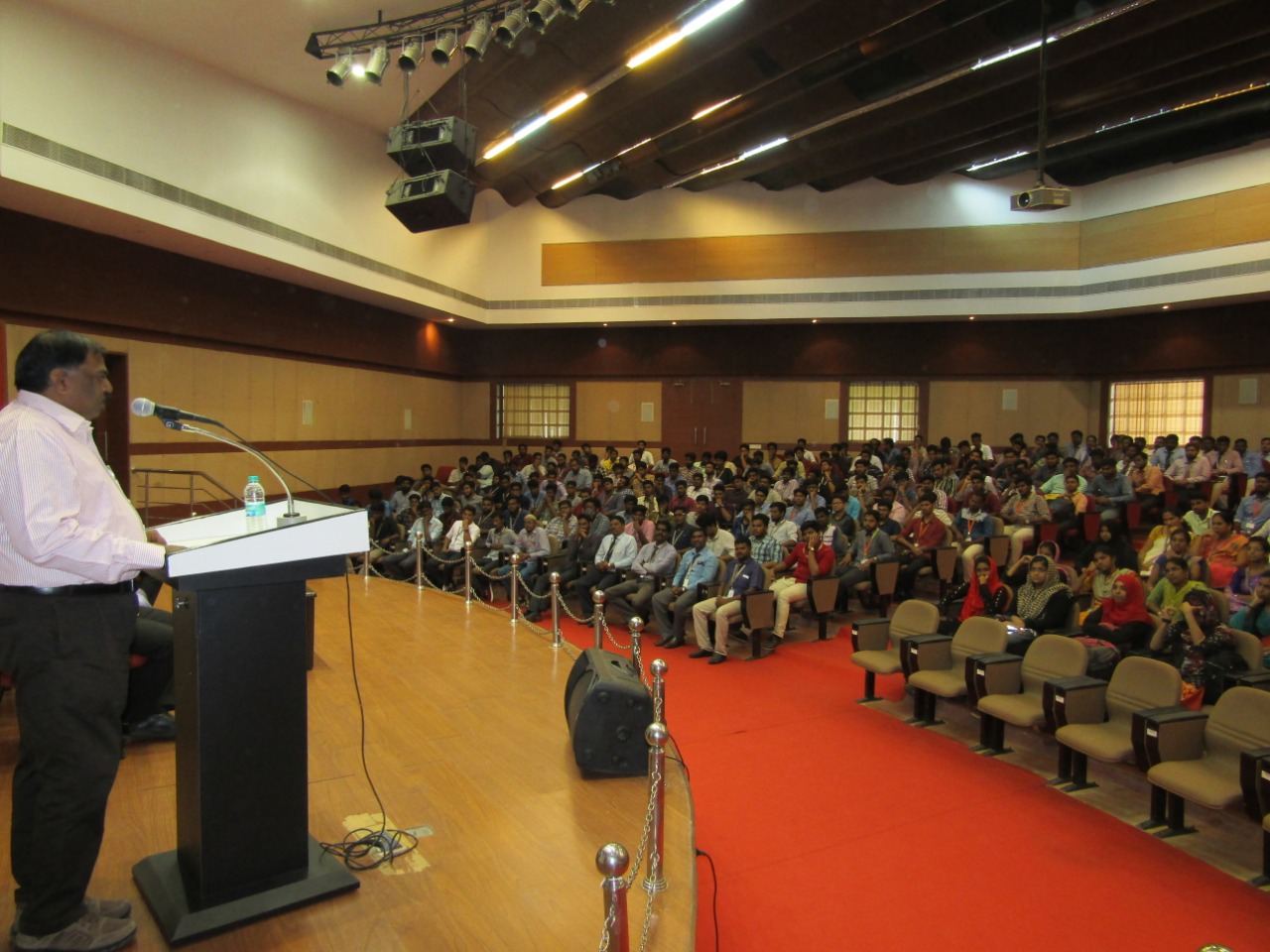 NTSC,Chennai conducted  Awareness program on the services provided  by NSIC  at Mohamed Sathak Group of Institutions,Chennai on 07/01/2019. Around 300 students from various branch of engineering ,faculties and Hods attended the program. As directed by Ms.SMS.Nalini, CGM,  Mr.R.Balasubramanian, DGM (Tech) .Mrs. Shanthi,CM& Mr.Arul Prabahar, Asst Manager  conducted the program and explained  about  various skill training courses,EDP& Livelihood incubation  center. The College has shown their interest in availing our service.