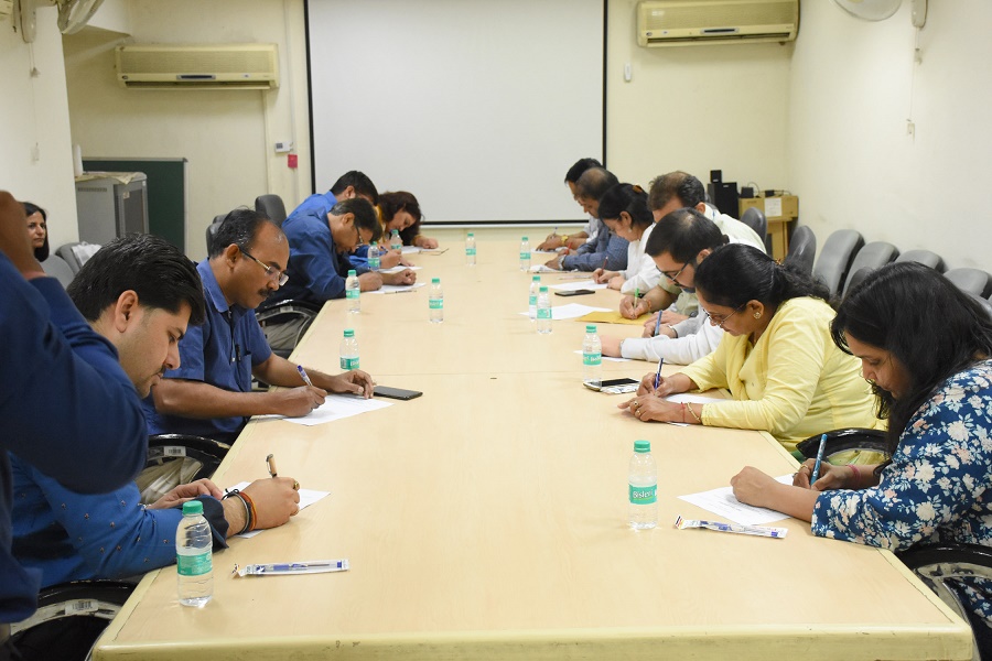Observing the 10th ‘Public Sector Week’ from 10th April- 16th April- 2019 the NSIC employees across Zonal Offices, Branch Offices ,NTSC offices in the country actively  participated in  essay writing competitions  to inculcate  better awareness amongst employees about brand public sector & significant contribution and achievements and their efforts  towards fulfilling New India Vision 2022.
