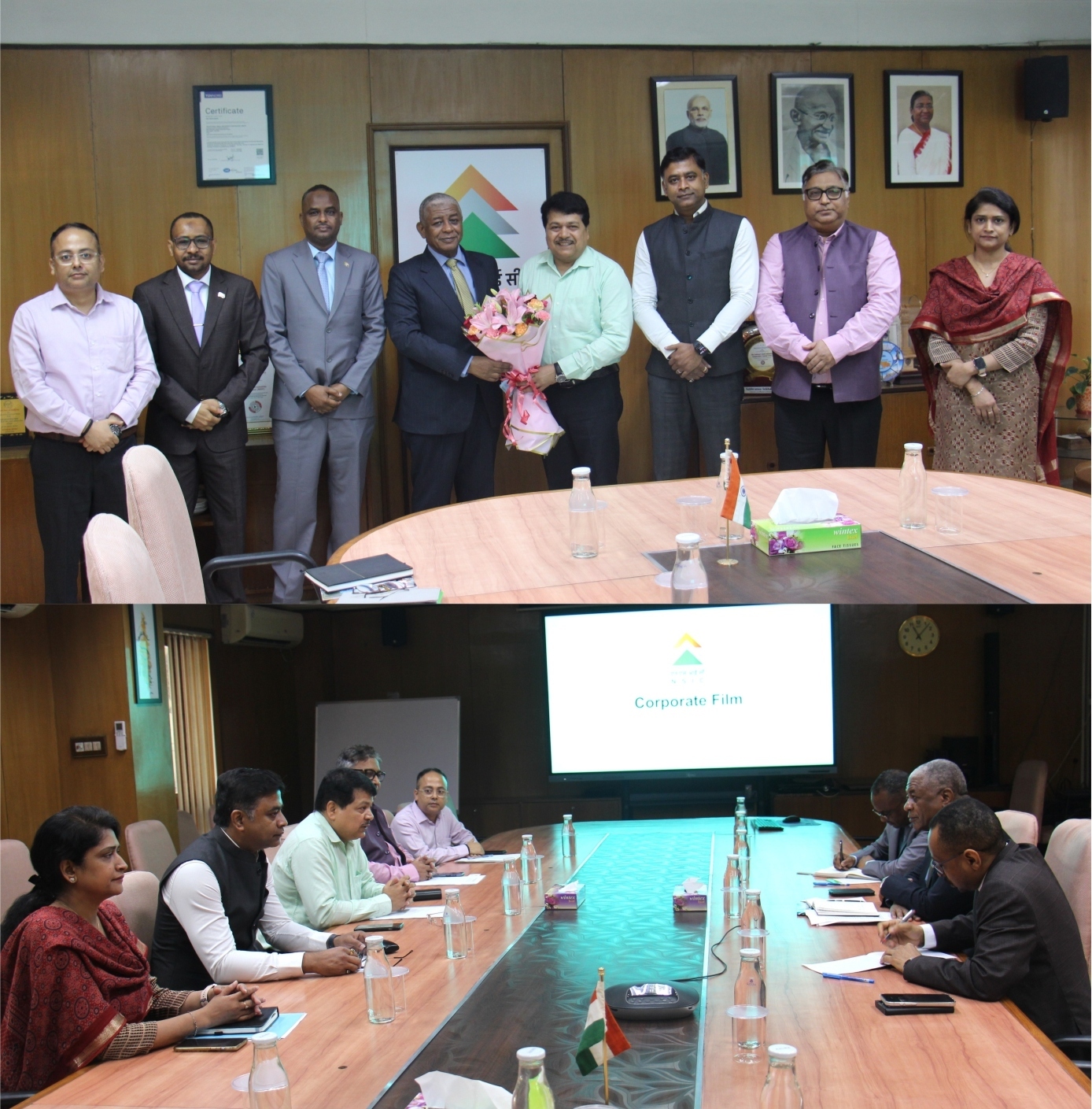 Visit of H.E. Ambassador of Sudan at NSIC
