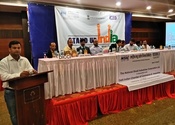 On the occasion of 1st MSME Day ,NSIC ( Raipur) organised a Special Vendor Development program in association with Dalit Chamber of Commerce and Industry at Bilaspur wherein more than 50 entrepreneurs participated.
<a target="_blank"  href="https://www.facebook.com/NSICLTD/photos/pcb.1479888115382530/1479862468718428/?type=3&theater "><font color="#FF6600"><p align="right">Click here to view  more images.</p></font></a> 
<p align="right">
<font color="#A9A9A9" align="right">July 01, 2017 </font></p>